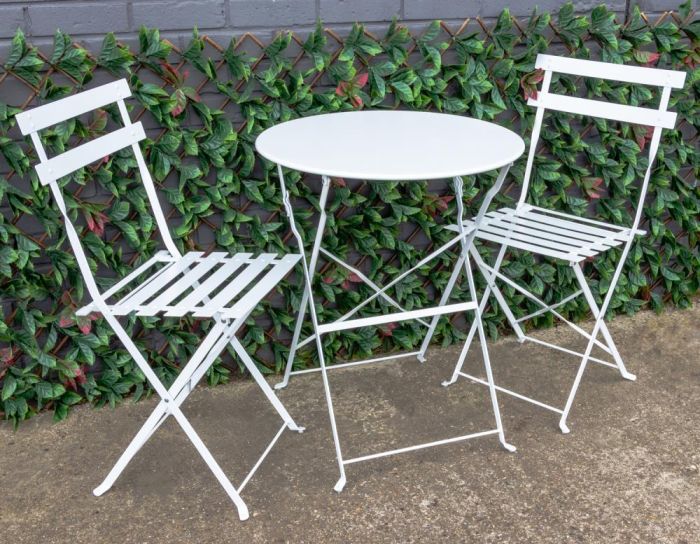 Woodside Aylsham Outdoor Garden Patio Folding Table Chair Bistro Set 6 Colours Woodside Products